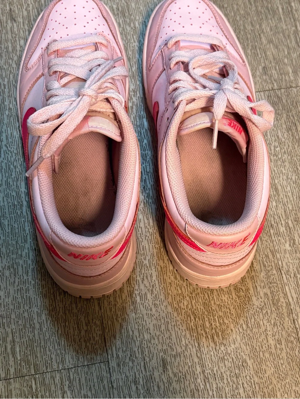NIKE DUNKS PINK 7Y